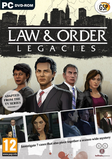 Law & Order Legacies 2011 Game Cover