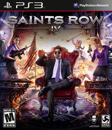 Saints Row IV 2013 Game Cover