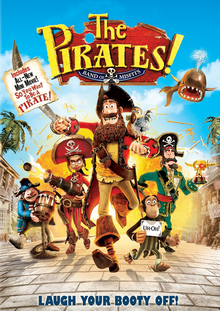 The Pirates! Band of Misfits 2012 DVD Cover
