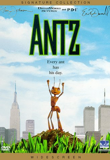 Antz 1998 DVD Cover