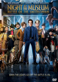 Night at the Museum Battle of the Smithsonian 2009 DVD Cover.PNG