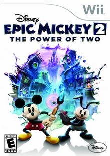 Disney Epic Mickey 2 The Power of Two 2012 Game Cover