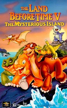 The Land Before Time V The Mysterious Island 1997 VHS Cover