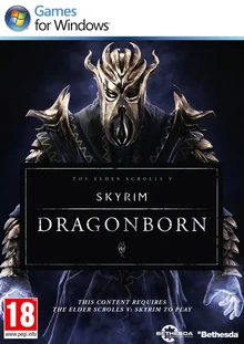 The Elder Scrolls V Skyrim Dragonborn 2012 Game Cover