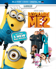 Despicable Me 2 2013 Blu-Ray DVD Cover