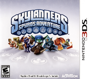 Skylanders Spyro's Adventure 2011 3DS Game Cover