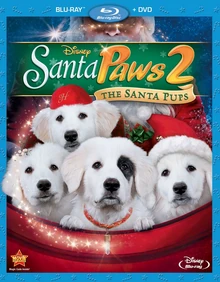 Santa Paws 2 The Santa Pups 2012 Blu-Ray DVD Cover
