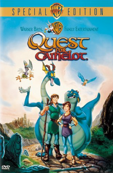 Quest for Camelot 1998 DVD Cover