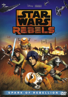 Star Wars Rebels Spark of Rebellion 2014 DVD Cover