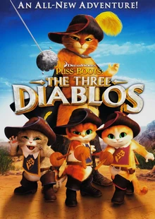 DreamWorks Puss in Boots The Three Diablos 2012 DVD Cover