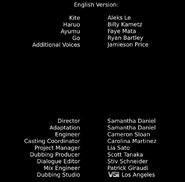 Episode 9 Credits