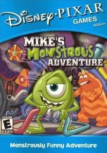 Disney Pixar Games Ages 5+ Mike's Monstrous Adventure 2002 Game Cover
