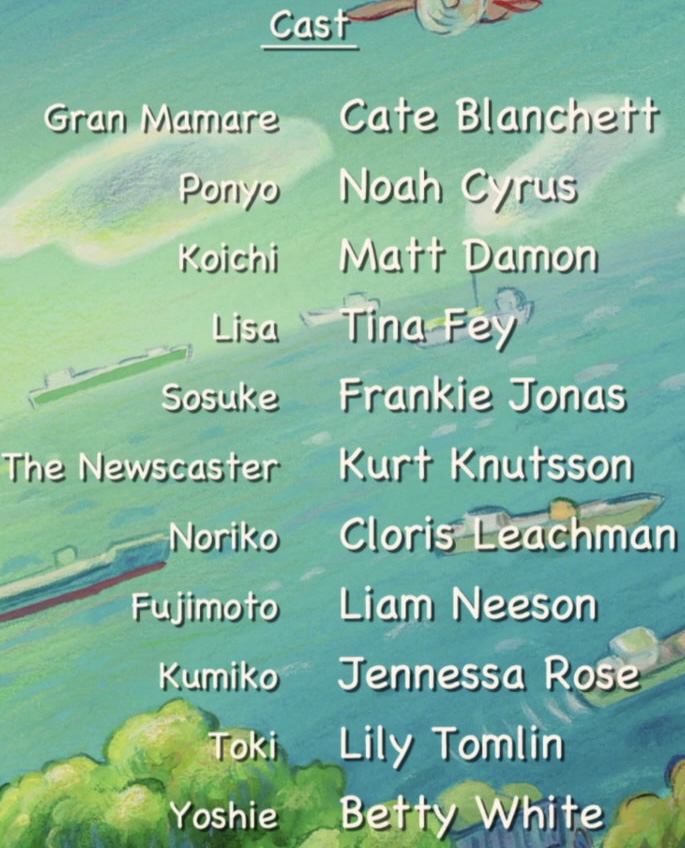 Ponyo (2009) English Voice Over Wikia Fandom