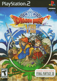 Dragon Quest VIII Journey of the Cursed King 2005 Game Cover