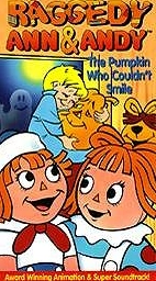 Raggedy Ann & Andy The Pumpkin Who Couldn't Smile 1979 VHS Cover