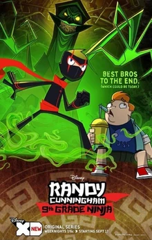 Disney Randy Cunningham 9th Grade Ninja 2012 Poster