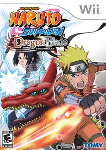 Naruto Shippuden Dragon Blade Chronicles 2010 Game Cover