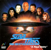 Star Trek The Next Generation A Final Unity 1995 Game Cover