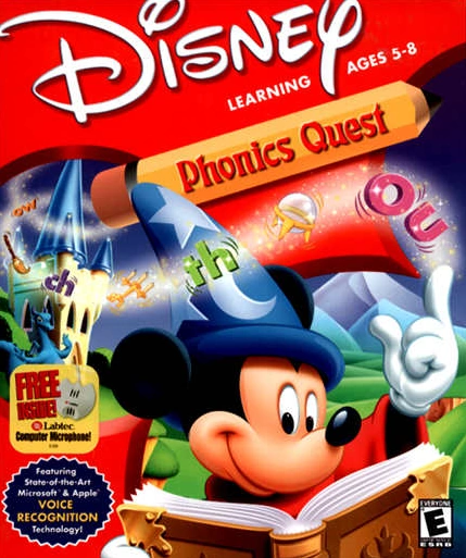 Disney Learning Ages 5-8: Phonics Quest (2001) | English Voice