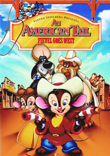 An American Tail Fievel Goes West 1991 DVD Cover.PNG
