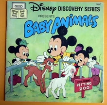 Disney Discovery Series Baby Animals 1984 Cassette Cover