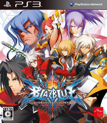 BlazBlue Chronophantasma 2014 Game Cover