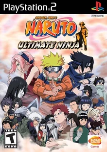 Naruto Ultimate Ninja 2005 Game Cover