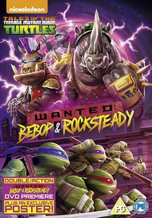 Teenage Mutant Ninja Turtles Wanted Bebop & Rocksteady 2017 DVD Cover