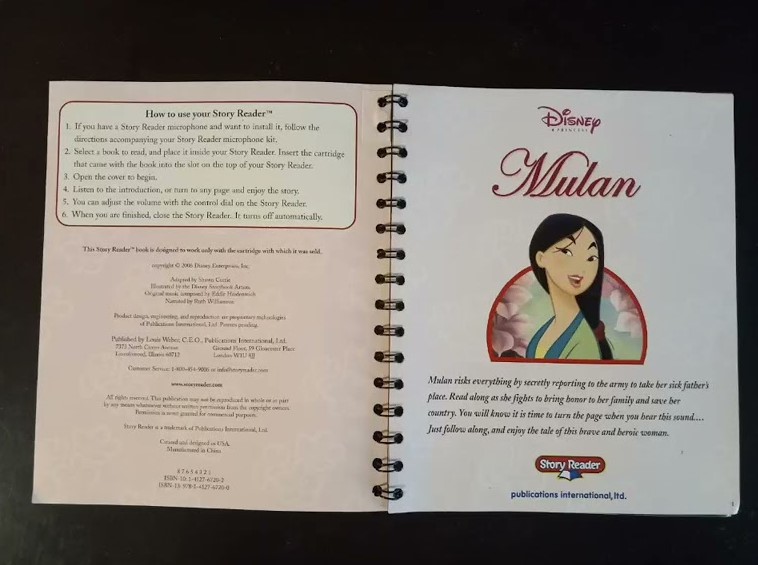 Disney Princess: Mulan (Story Reader) (2006) | English Voice Over Wikia ...