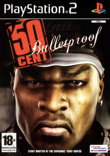 50 Cent Bulletproof 2005 Game Cover