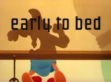 Early to Bed 1941 Title Card