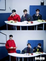 Sunghoon, Jake, and Heeseung for Dazed Magazine (Feb. 2021)