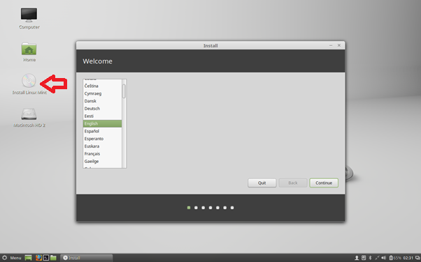 usb iso linux mint for mac