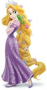 Imagen promocional de Rapunzel para la franquicia princesas Disney