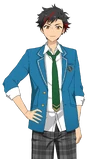 Tetora Nagumo Student Uniform (Winter, 3rd Year) Outfit