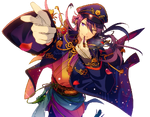 (Cat and Train Conductor) Souma Kanzaki Full Render Bloomed