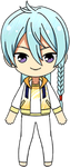 Wataru Hibiki Flower Festival Practice chibi