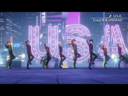 Crazy-B_&_UNDEAD「U.S.A.」あんさんぶるスターズ！！_Music_ゲームサイズMV