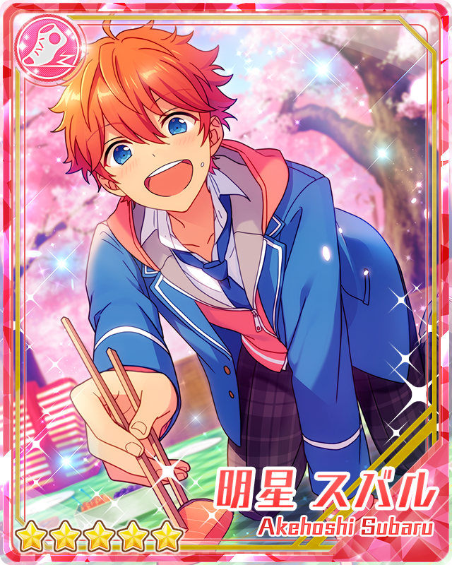 Sakura Colored Spring Breeze Subaru Akehoshi The English Ensemble Stars Wiki Fandom