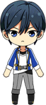 Hokuto Hidaka academy idol uniform chibi