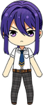 Souma Kanzaki Student Summer chibi