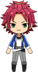 Mao Isara academy idol uniform chibi