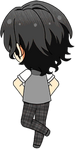 Rei Sakuma Summer Uniform chibi back