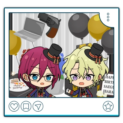 Ibara Saegusa Birthday 2025 Photo Booth Post 2