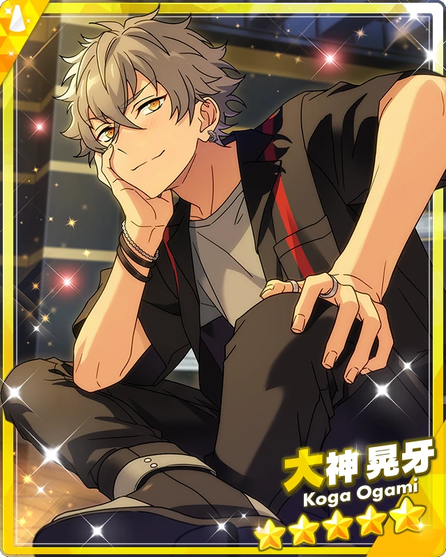 102. 銀河を見ている幻想のオオカミ Glittering Rock Wolf) Koga Ogami | The English Ensemble Stars Wiki