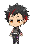 Tetora Nagumo Work OVERFLOW! Outfit Chibi