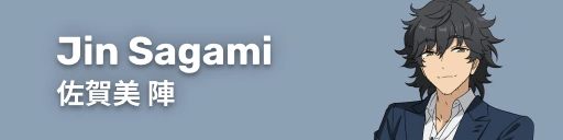 Jin Sagami Character Page mobile