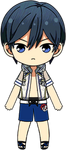 Hokuto Hidaka Pool Event Outfit chibi