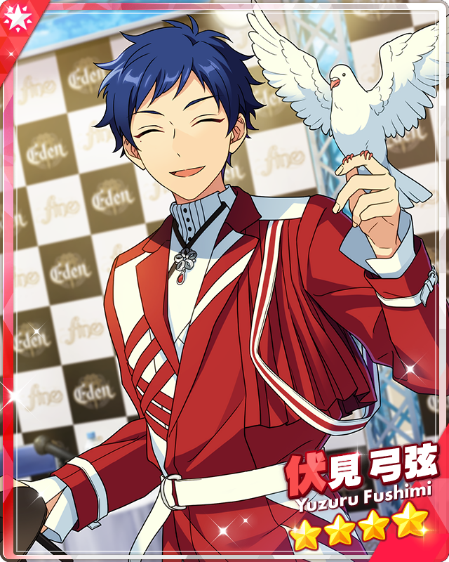 First nightブロマイド Mediating Red) Yuzuru Fushimi | The English Ensemble Stars