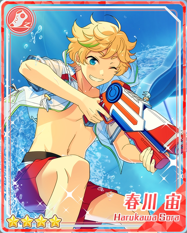 Free! ES アニメプラザ　喫茶イワサメwithパルコアラ 真琴 コースター Free! 喫茶イワサメ パルコアラ コラボ 特典 コースター 竜ヶ崎